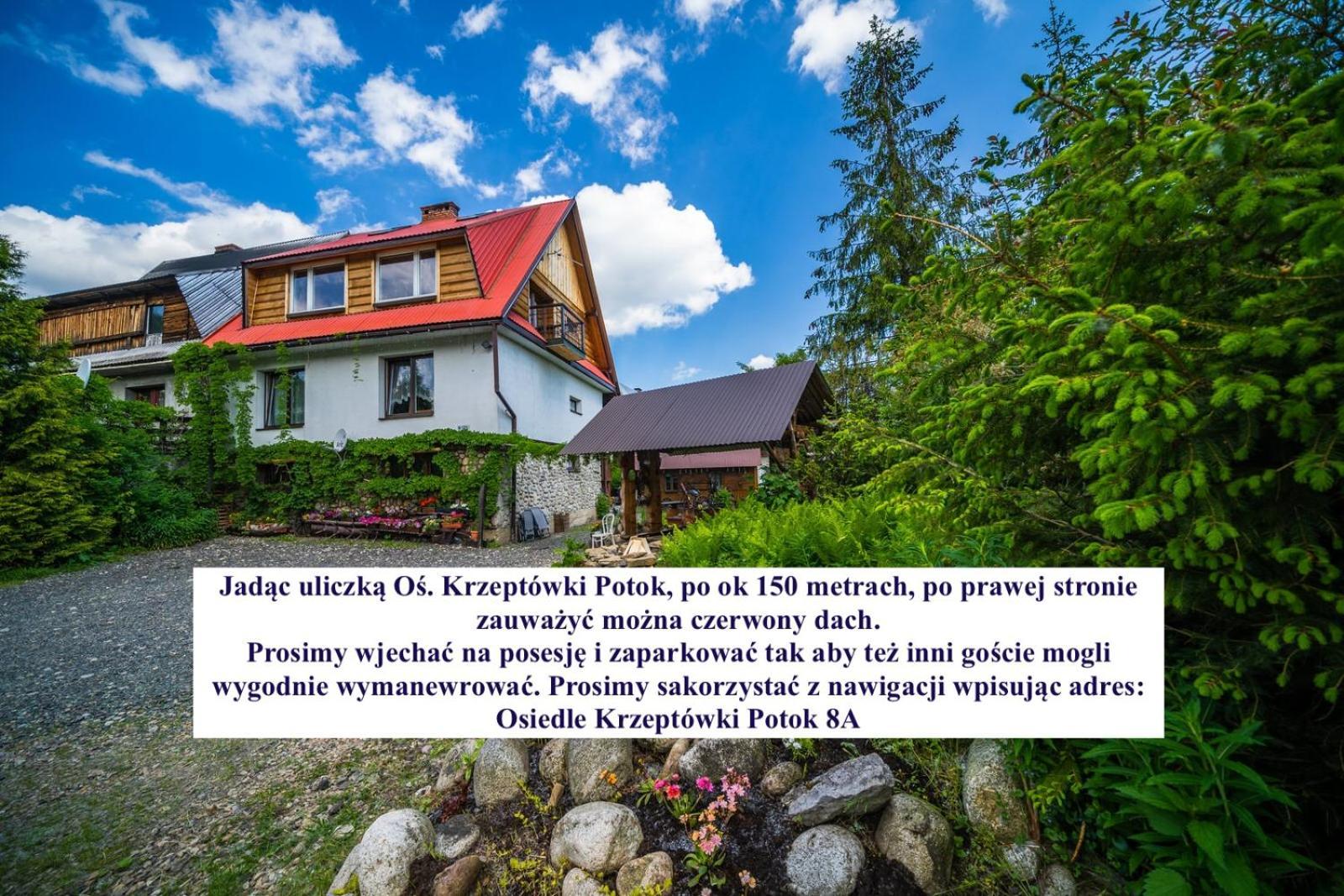 Pokoje Z Widokiem Na Gory I Prywatny Domek Z Zadaszona Altana - Grillem I Ogniskiem. Apartment Zakopane Exterior photo